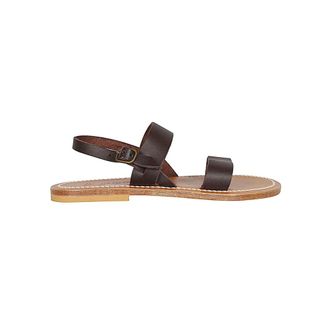 K.Jacques Flat Sandals, female, Brown, Size: 10 US Flat Sandals
