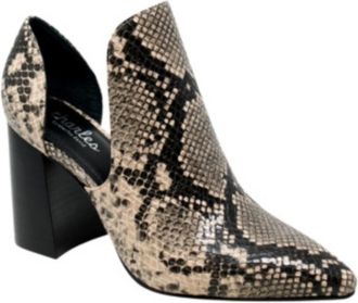 Charles by Charles David Charles By Charles David Varro Womens Bootie Multi Snake Heeled Boot JOBB2052