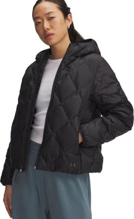 Under Armour Daunenjacke UNDER ARMOUR, Damen, Gr. XXL, schwarz,, castlerock, Obermaterial: 100% Nylon. Futter: 100% Nylon. F&uuml;llung: 100% Entendaune, Jacken Daunenj