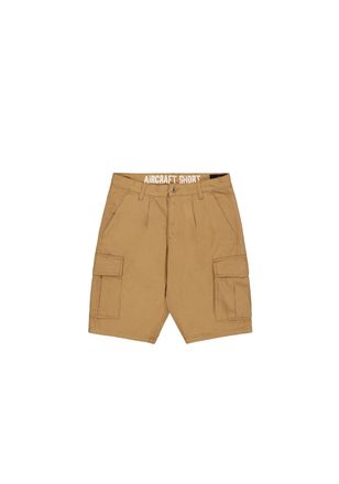 Alpha Industries Shorts ALPHA INDUSTRIES Aircraft Short, Herren, Gr. 30, Normalgr&ouml;ssen, gr&uuml;n (khaki), Obermaterial: 100% Baumwolle; Futter: 100% Baumwolle, Hosen Short