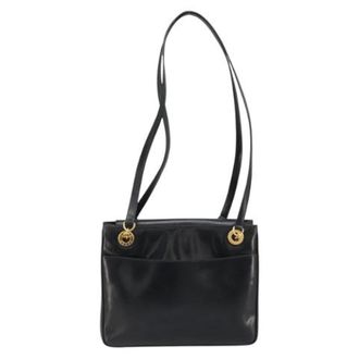 Gucci Vintage, unisex, Zwart, ONE Size, Leer, Pre-owned Vintage Schoudertas