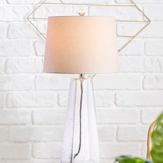 Jonathan Y Designs Dylan 28.5 Glass LED Table Lamp