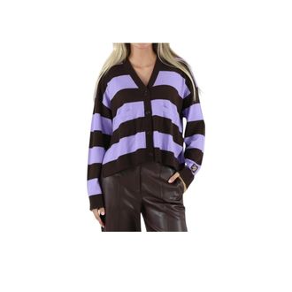 Liu Jo Truien & Vesten, Dames, Veelkleurig, L, Wol, V-hals Lange Mouw Gebreide