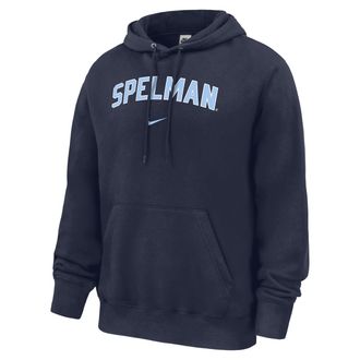 Nike Mens College (Spelman College) Club Fleece Pullover Hoodie in Blue | M31233SPEC26-NVY