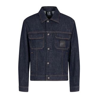 A|X Armani Exchange Heren, Jassen, Blauw, Maat: XS Denim