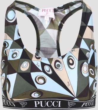 Pucci Polyamide Bra Top