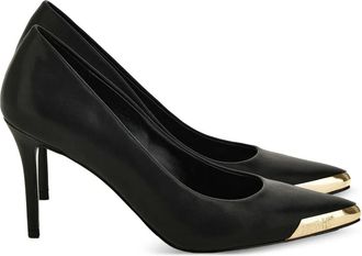 Versace Jeans Couture Pumps met metallic neus - Zwart