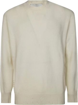 Amaranto Sweater met ronde hals - Beige