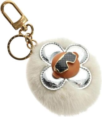 Louis Vuitton Pre-owned Vintage Charm - Dames - Vintage Accessoires - Wit - ONE Size - Leer - Vintage