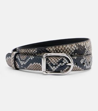 Altuzarra Snake-effect leather belt