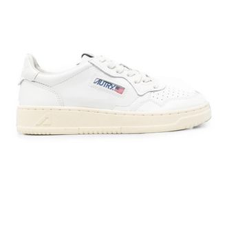 Autry La Medalist - Heren - Sneakers - Wit - 43 EU - Leer - Schoenen