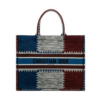 Dior Pre-owned Large French Flag Book Tote - Pre-owned - Mujer - Multicolor - ONE SIZE