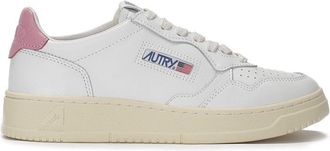 Autry Leather Upper Sneakers With Perforated Detailing