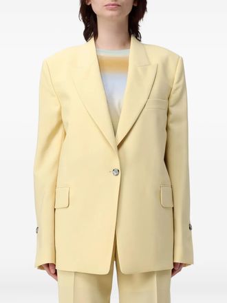 Paul Smith Blazer monopetto con revers a lancia - Giallo