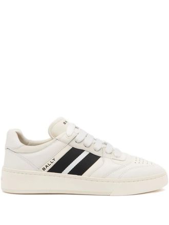 Bally ribbon padded leather raise sneakers - Neutrals