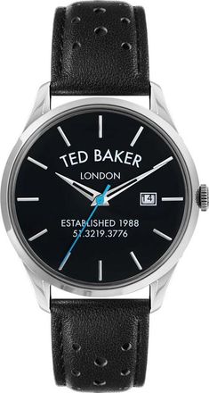 Ted Baker BKPLTS201 Mens Leytonn Watch - Silver - One Size