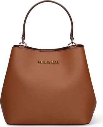 Michael Kors Bolso de hombro peque&ntilde;o Pratt - Bags - Mujer - Marr&oacute;n - ONE SIZE