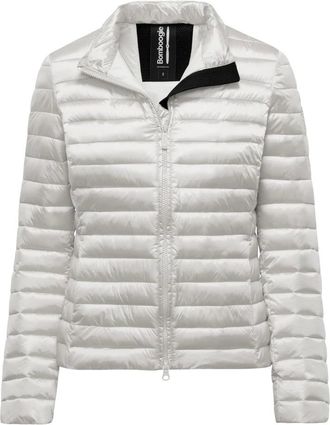 Bomboogie Giacca in nylon brillante - - Jackets - Donna - Grigio - M