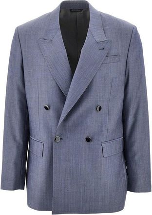 Reveres Wool double-breasted tailored suit Man 46