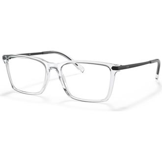 A|X Armani Exchange 54mm Rectangle optical glasses in Transparent at Nordstrom