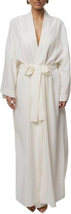 JLUXLABEL Desert Oasis Duster in Ivory at Nordstrom, Size Small