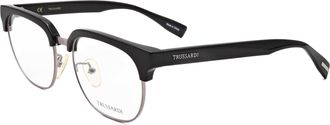 Trussardi Mens 53mm Black Opticals