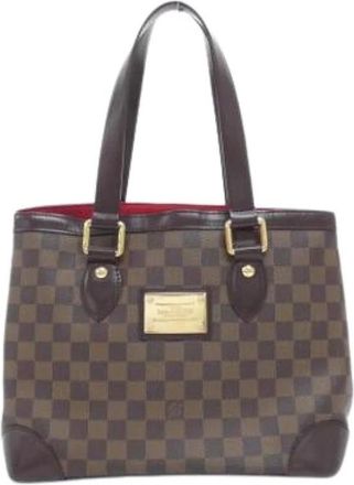 Louis Vuitton Pre-owned Handbags, female, Brown, Size: ONE SIZE Pre-owned Vintage Damier Ebene Handbag