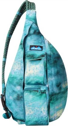 Kavu Unisex Rope Sling Bag In Ocean Storm