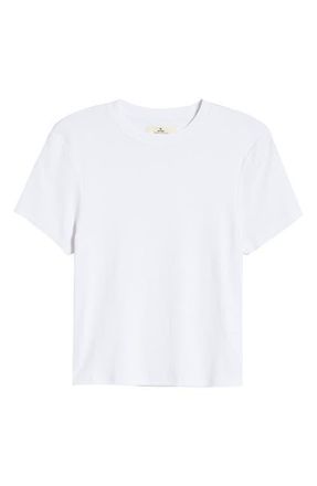 Rip Curl Classic Fitted Stretch Cotton T-Shirt in White at Nordstrom, Size Xx-Small