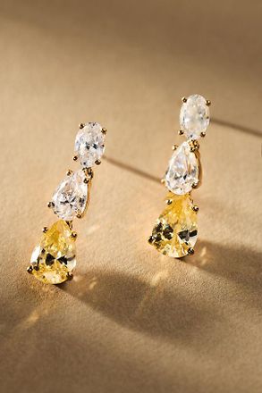 Nadri Natural Beauty Crystal Short Drop Earrings
