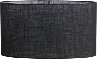 Light & Living Pantalla de lámpara - Sendai - negro - textil - - Light&living