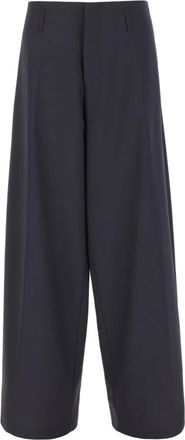 Philosophy di Lorenzo Serafini Wijde broek - Dames - Wijde Broeken - Zwart - S - Wol - Broeken