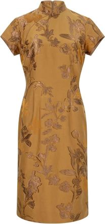 Shanghai Tang Qipao dress - Brown