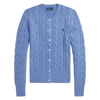 Polo Ralph Lauren Cardigans, female, Blue, Size: XS Cardigans