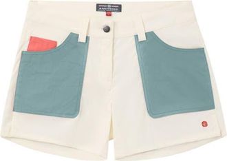 Amundsen Sports 5incher Field Shorts in Offwhite/stormy Blue at Nordstrom, Size X-Small Eu