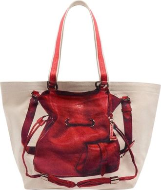 Lancel My Flirt Tote Bag - Dames - Tassen - Veelkleurig - Maat: ONE Size Katoen
