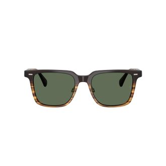 Oliver Peoples 0ov5592s Bold Square Frame Sunglasses with Tortoiseshell Accents