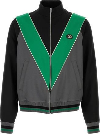 Valentino Felpa Jearsy - Heren - Vesten met rits - Zwart - L - Hoodies & sweatvesten