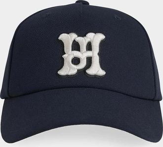Hudson Men & apos;s 3D Logo-Embroidered Peaked Baseball Cap