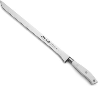 Arcos Cuchillo jamonero acero inoxidable forjado nitrum 300 mm mango blanco