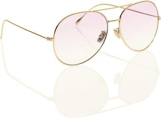 Carmen Sol Tonino Sun Sunglasses in Gld-Violet Lens at Nordstrom