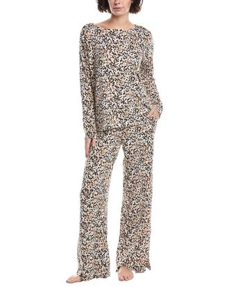 DKNY Dkny 2Pc Notch Top & Pant Sleep Set