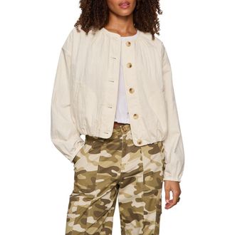 Sanctuary Dandelion Cotton Blend Quilted Jacket in Collagen White at Nordstrom, Size Xx-Small