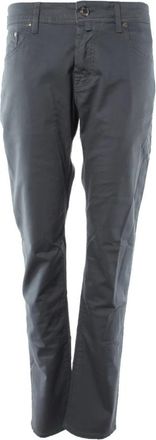 Jacob Cohen Blauwe Slim Fit Herenbroek - Heren - Chinos - Blauw - W32 - Katoen - Broeken