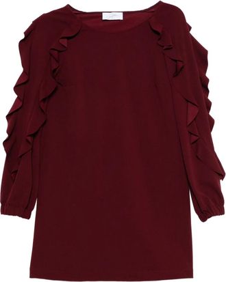 So Allure Abito con ruches - Rosso