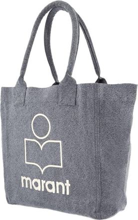 Isabel Marant Womens Small Yenky Shopper Bag - Isabel Marant Cotton Black Totes-Shopping-Bags
