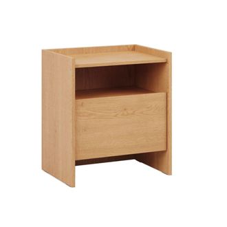 Petits Meubles Mesita de noche 1 caj&oacute;n paneles laminados madera