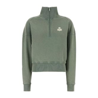Isabel Marant Ross Sweatshirt - female - Marant &eacute;toile - Sweatshirts - Green - XS - Sweatshirts & Hoodies