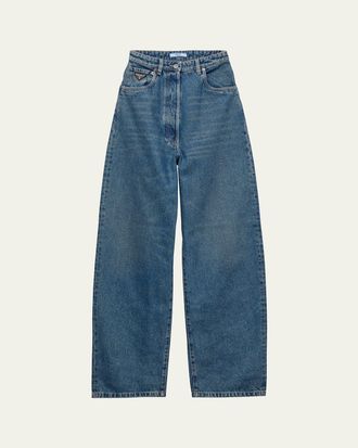 Prada High Waisted Denim Pants