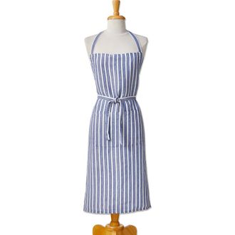 Tag Blue White Stripe Cotton Cooking Apron Everyday Kitchen Use at Nordstrom